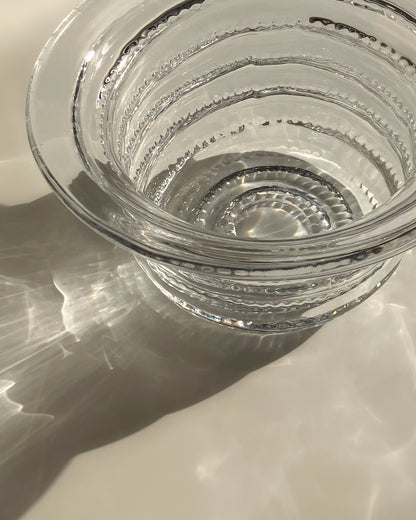 Glass Bowl with Flared Rim