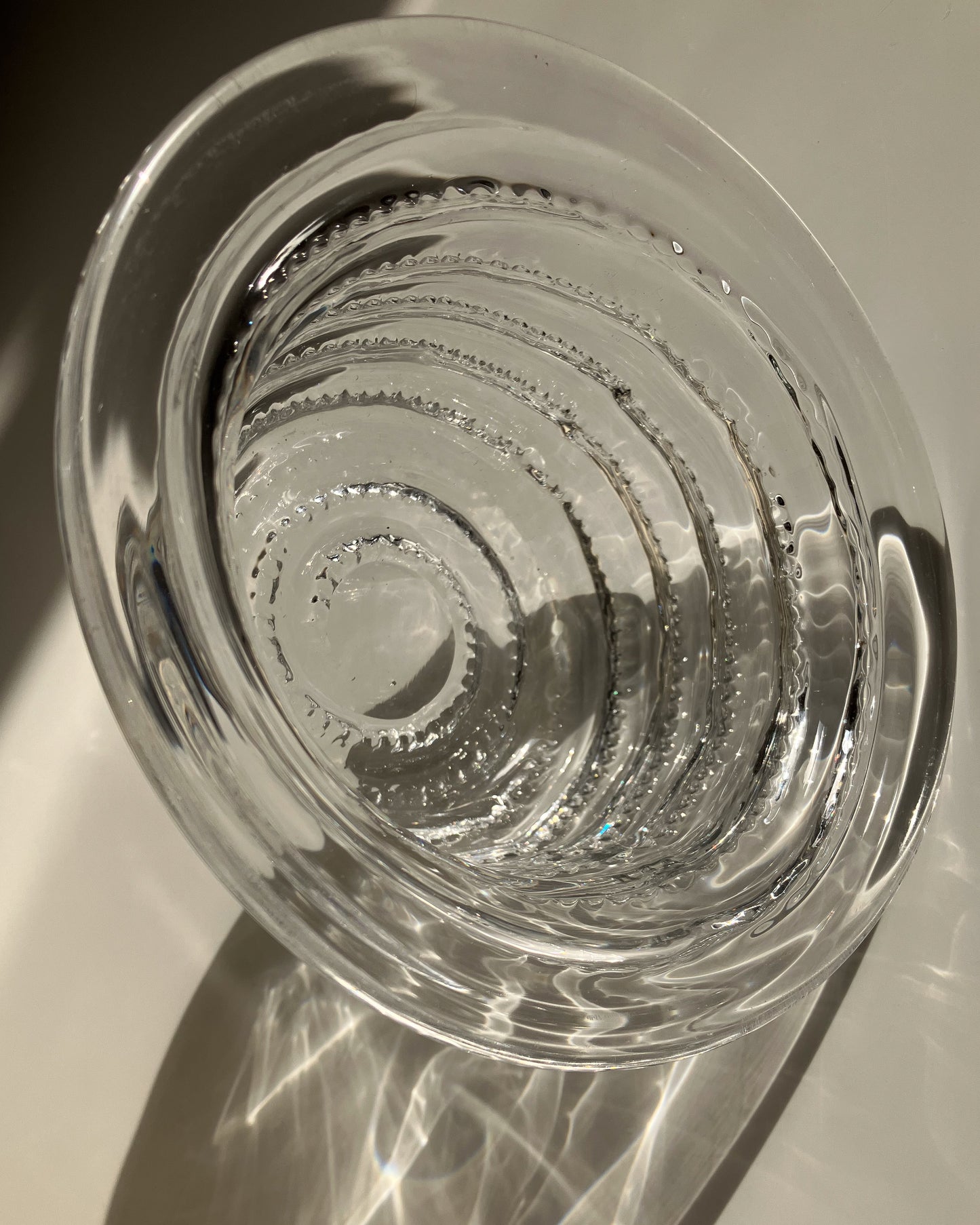 Glass Bowl with Flared Rim