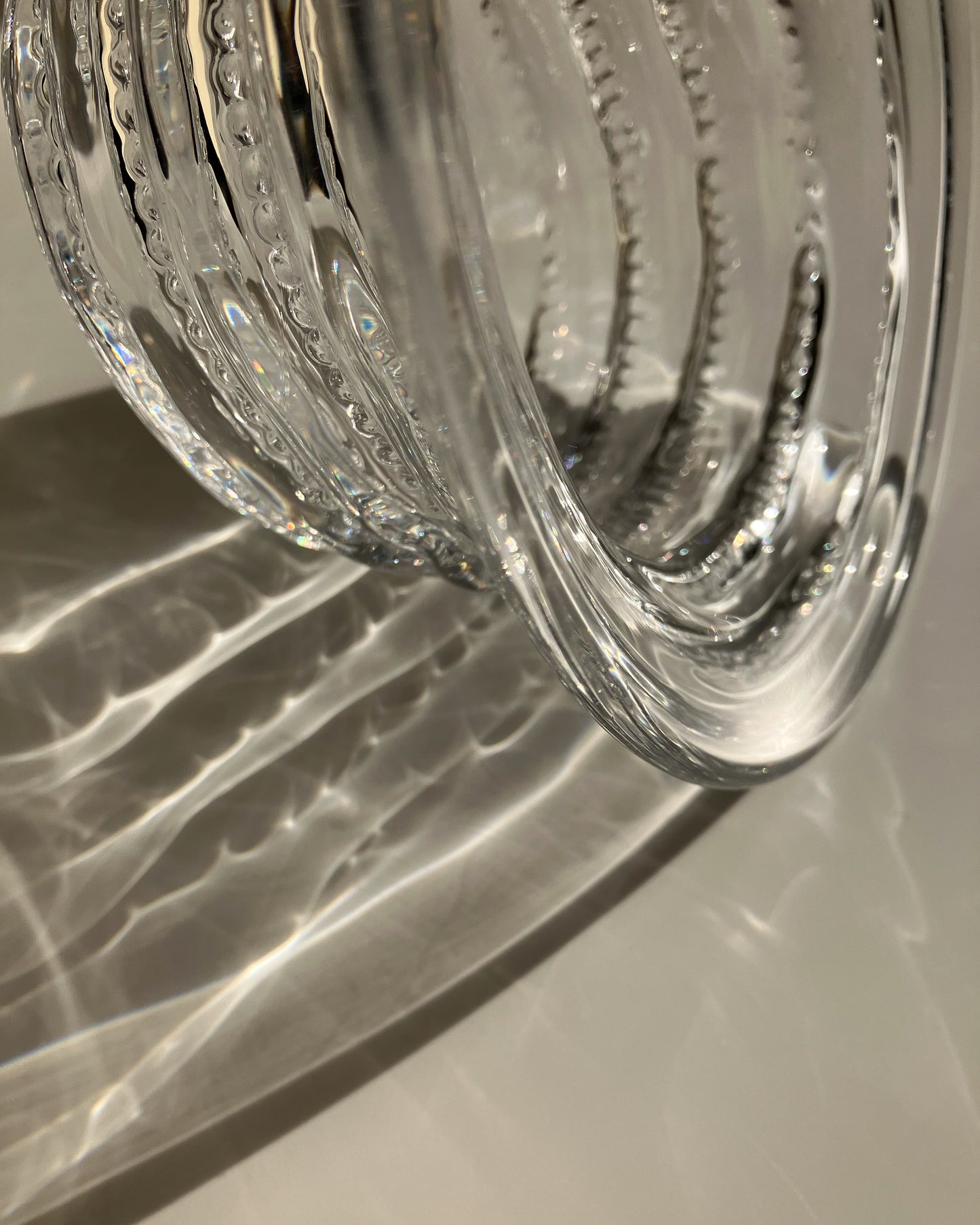 Glass Bowl with Flared Rim