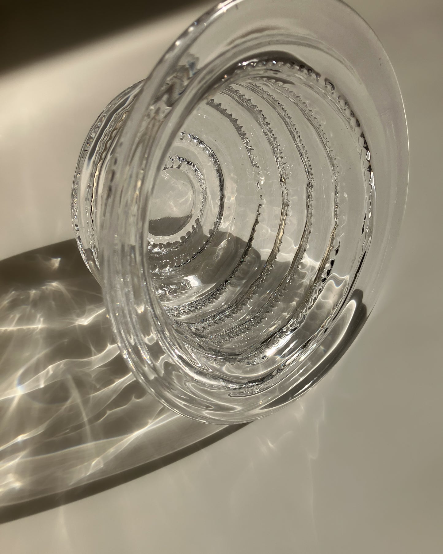 Glass Bowl with Flared Rim