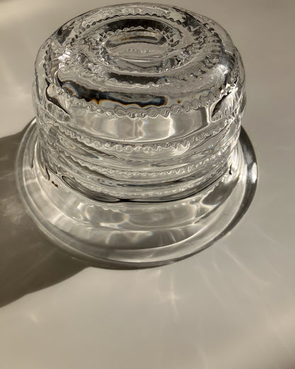 Glass Bowl with Flared Rim