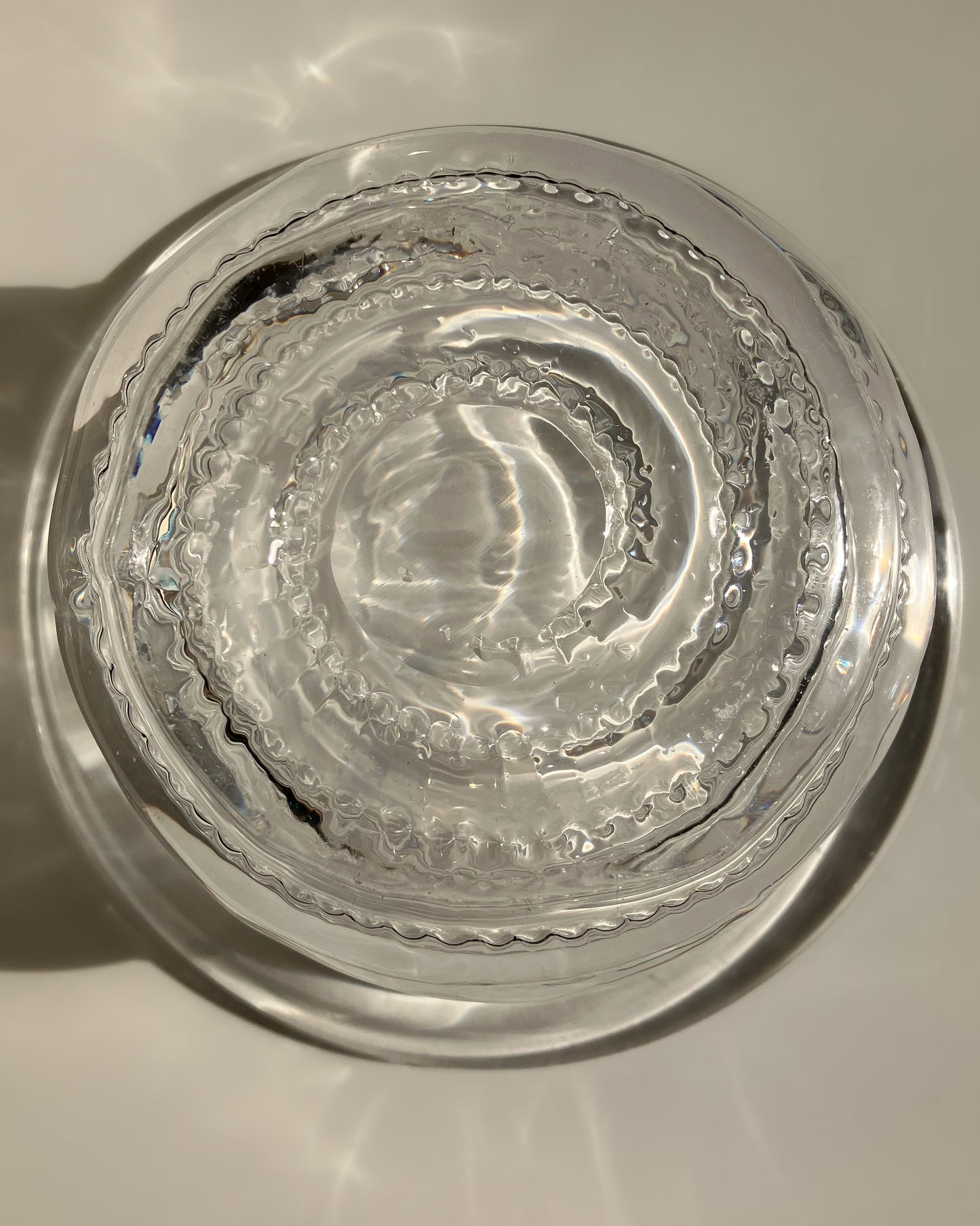 Glass Bowl with Flared Rim