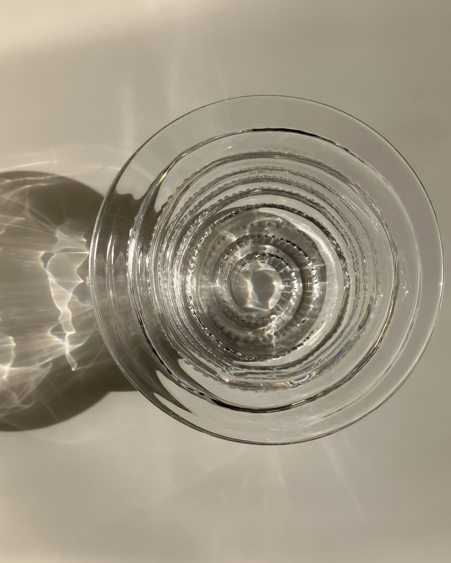 Glass Bowl with Flared Rim